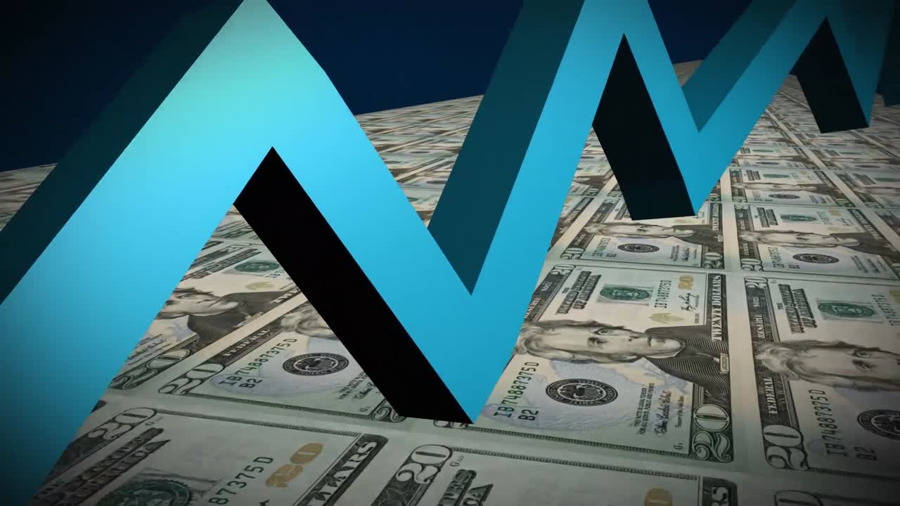 Gráfico de negocios en 3D