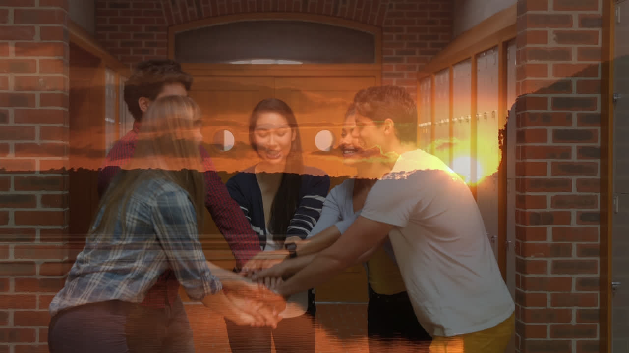 성공을 축하하는 팀