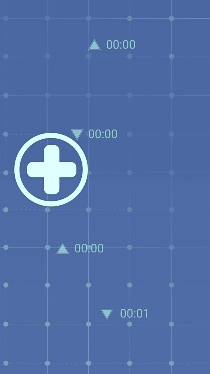Animation af databehandling med ikoner over aktiemarkedet