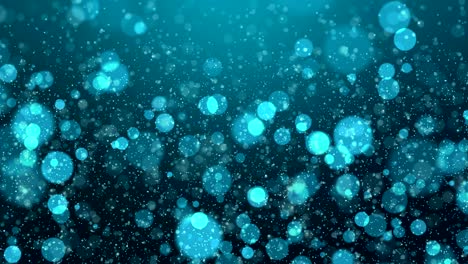 círculos borrosos azules luces bucle de video 4k