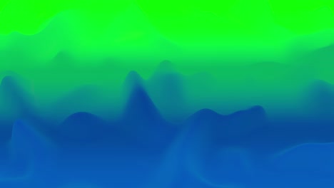 4k seamless loop with abstract fluid blue green gradients, inner glow wavy surface. beautiful color gradients as abstract liquid background, smooth animation. 3d in flat pleasant modern style