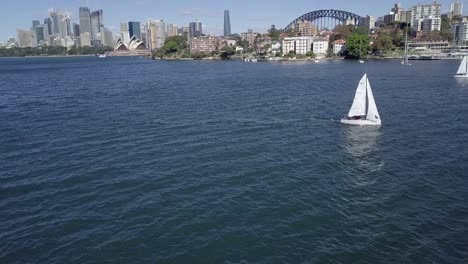 flying shit towards a sailing yacht