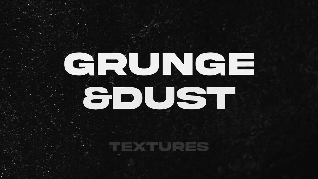 Collection of Grunge and Dust Texture Overlays for Video Editing