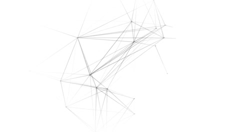 Abstract-composition-with-connecting-dots-and-lines-and-triangles-Loop-background