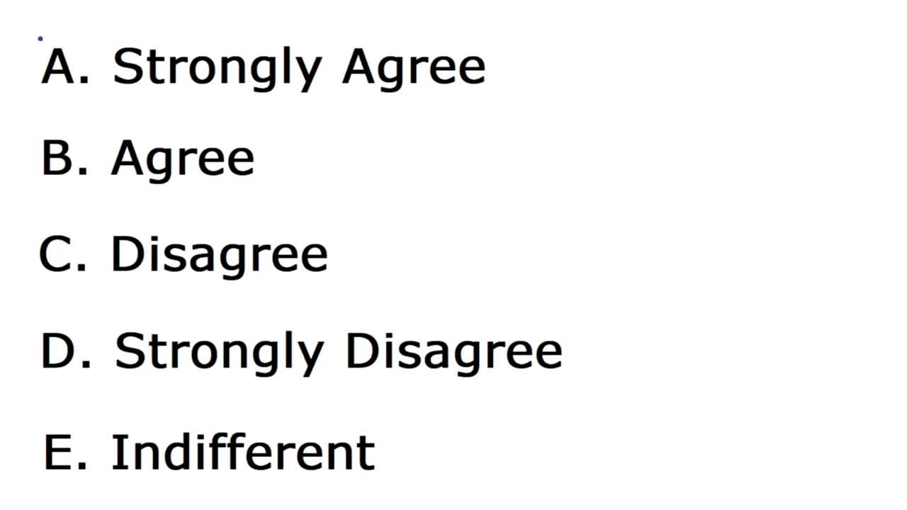 responder a la encuesta de opinión pregunta punto de vista del papel. responder a la boleta de votación votar con punto de vista creencia con pluma azul. círculo estoy fuertemente de acuerdo respuesta.