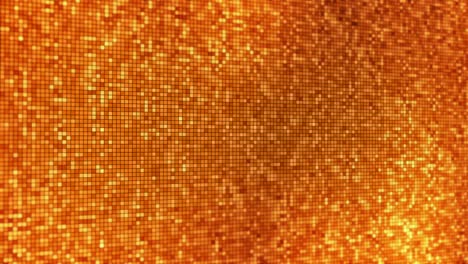 mosaic led retro background pattern flashing orange square light as animated seamless loop modern design, 4k uhd video decoration abstract template