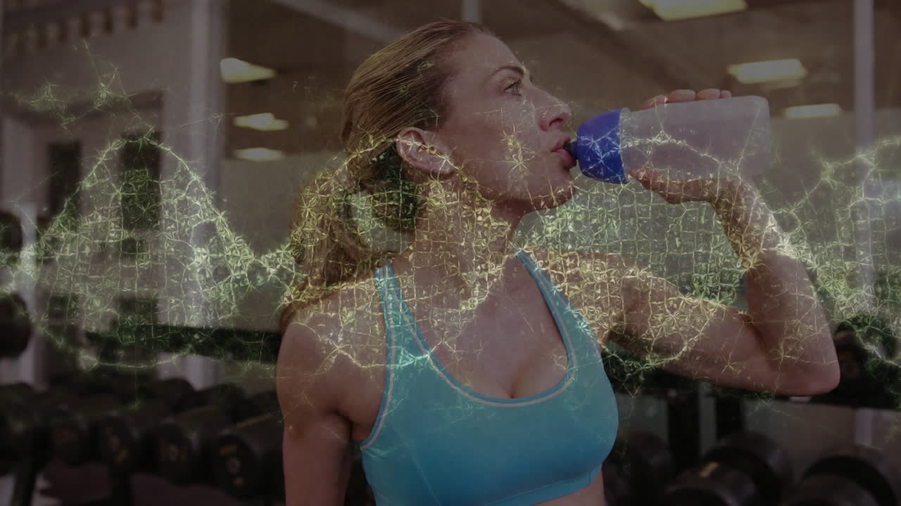 animación de la red de conexiones sobre las mujeres fuertes.