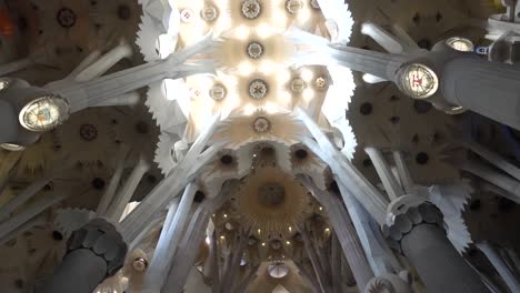 Dekoration-Der-Kirche-Sagrada-Familia.-Barcelona,-Spanien