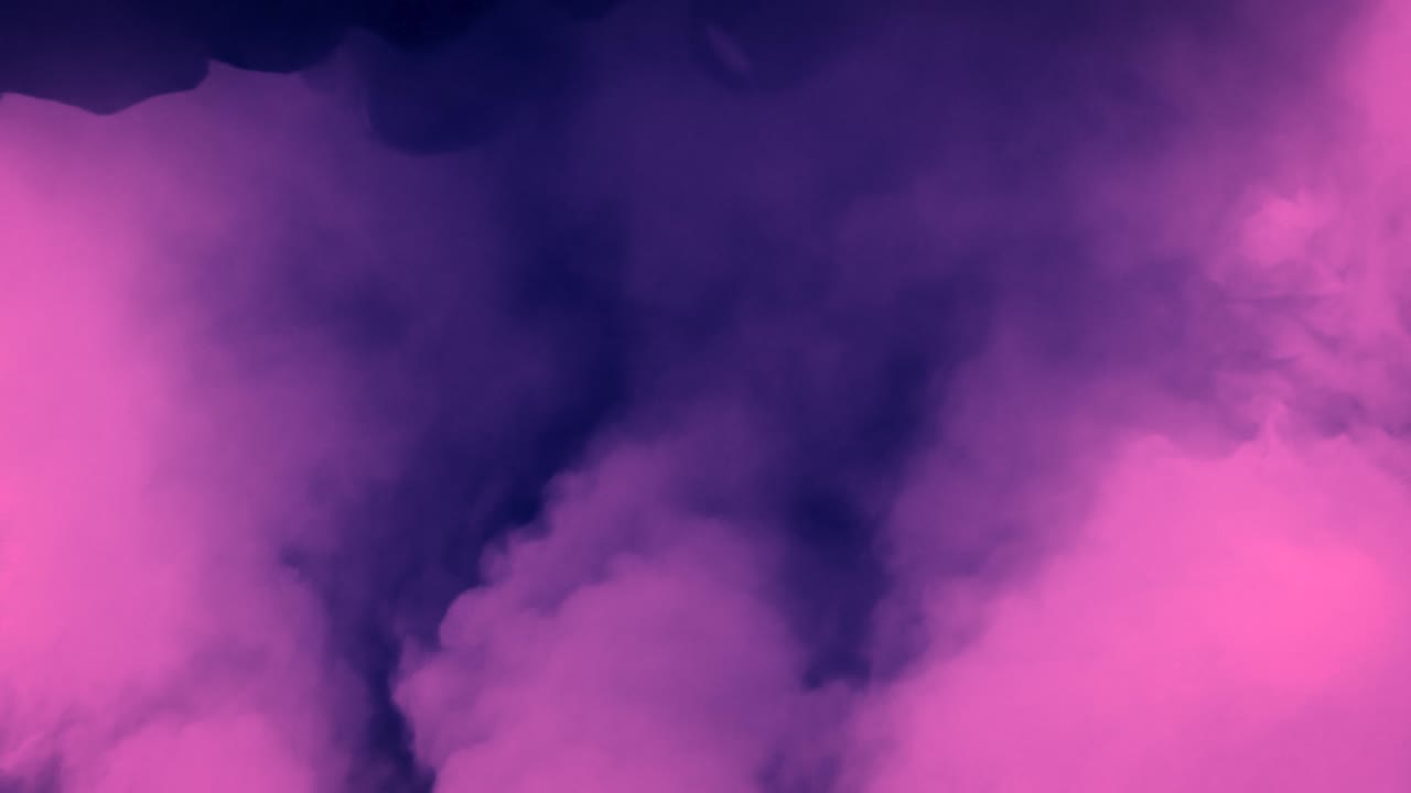 Abstract Smoke Clouds in Pink and Purple