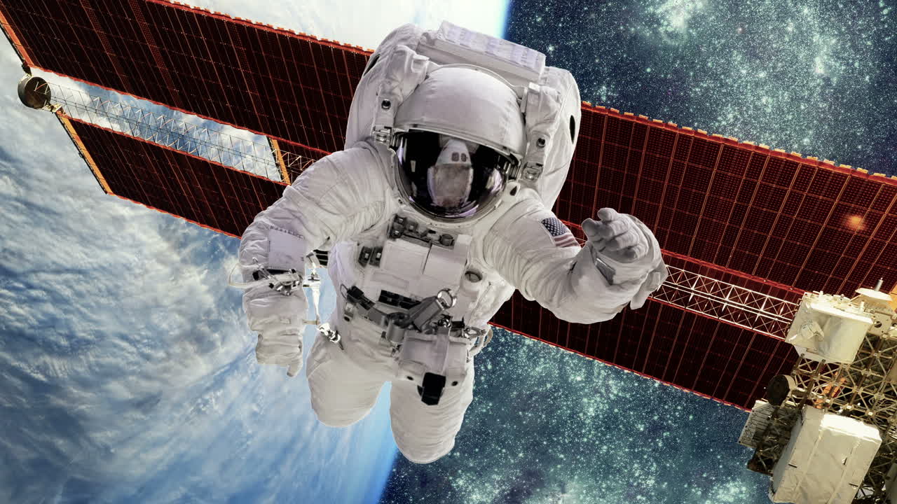 Astronaut in outer space
