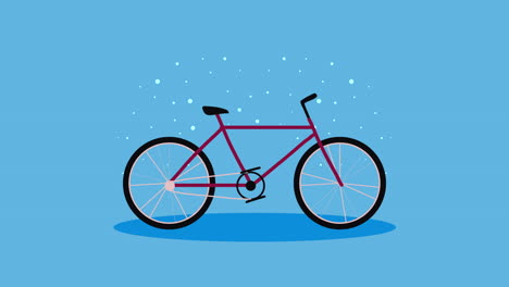 sport bicycle vehicle ecology animation