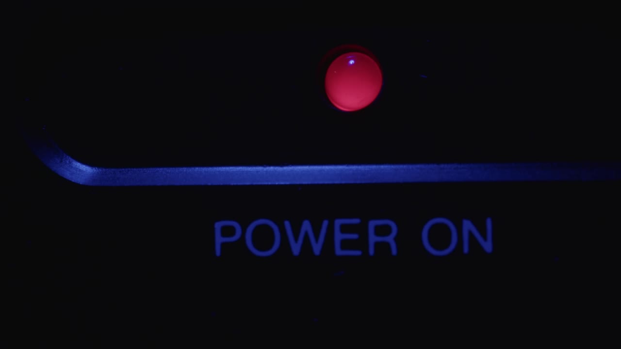 Power Button Close Up