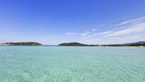 plages à drapeau bleu propres de la péninsule de halkidiki, en grèce