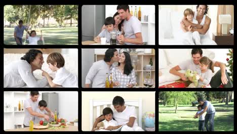 animación de stock que muestra el concepto de la paternidad