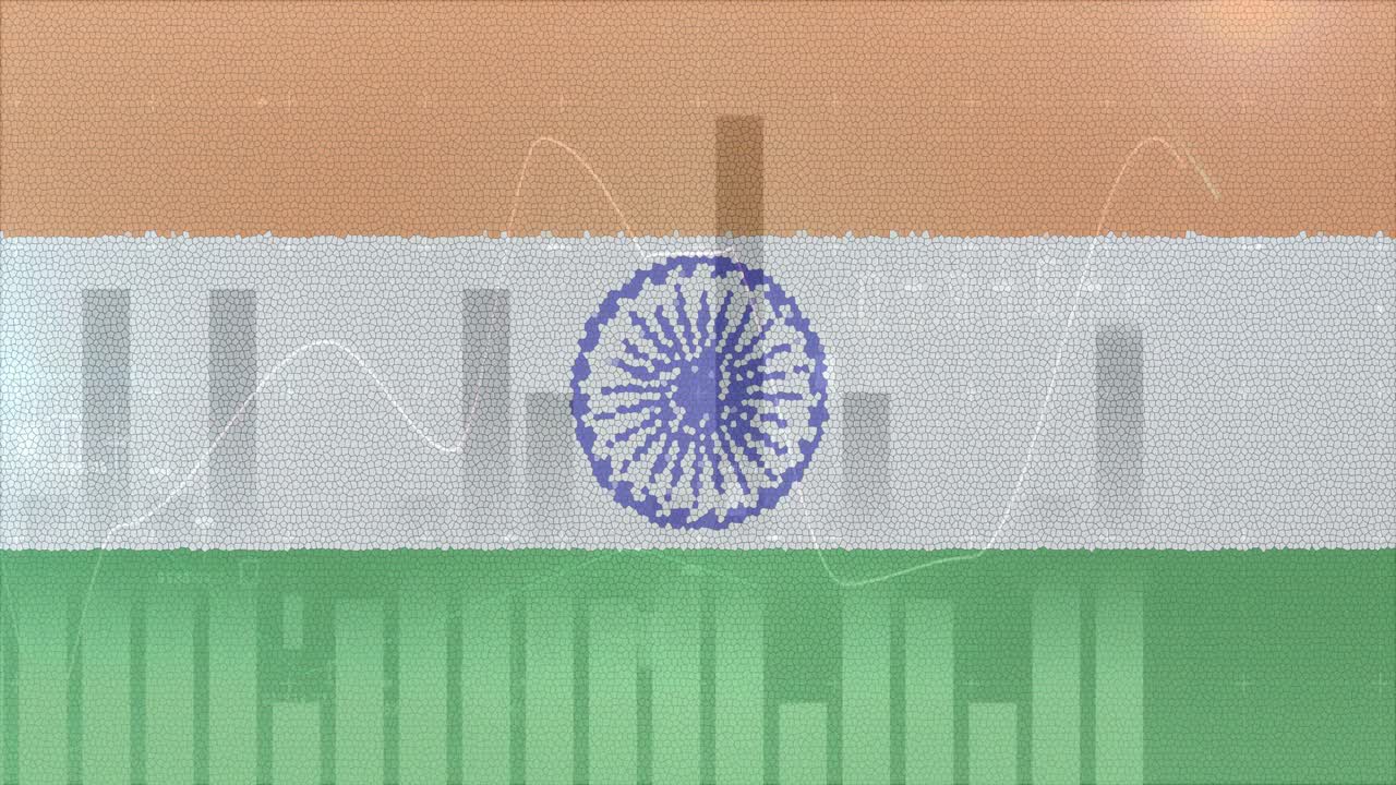 인도  ⁇ 발 위의 코로나 19 통계의 구성