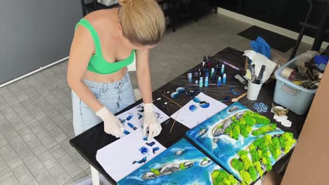 epoxy resin art workshop