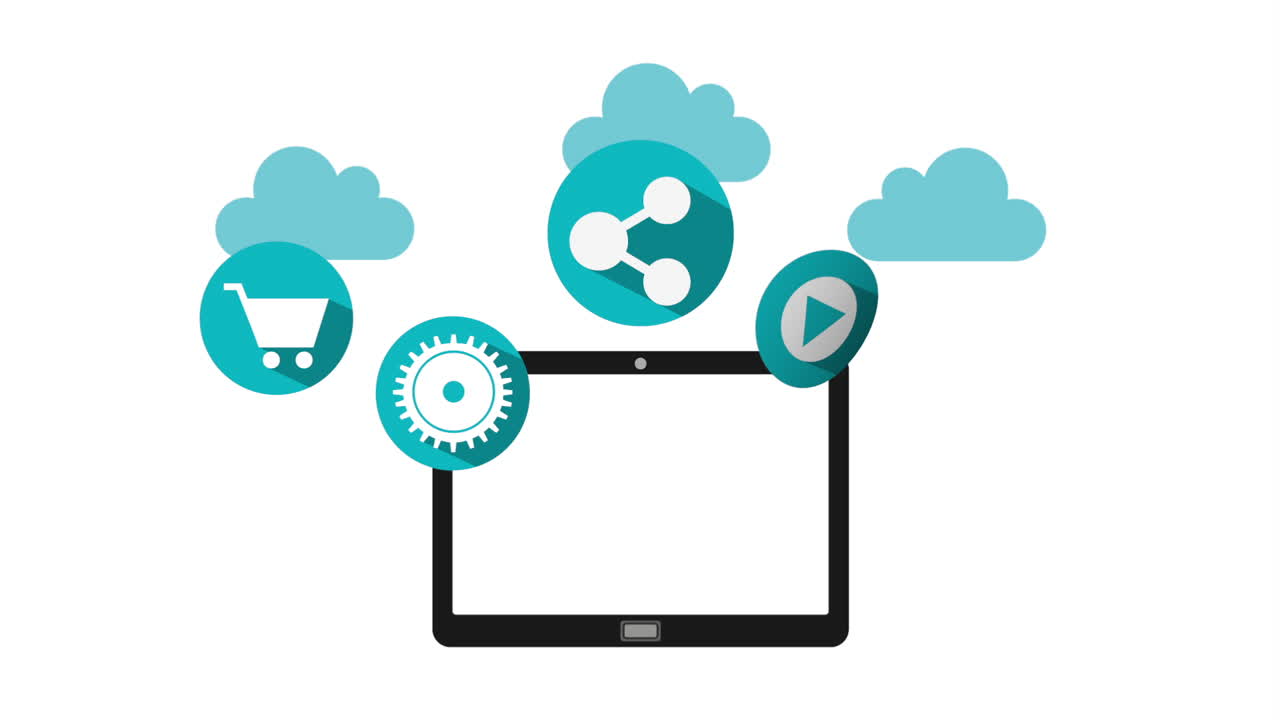 Tablet with cloud computing and e-commerce functionalities