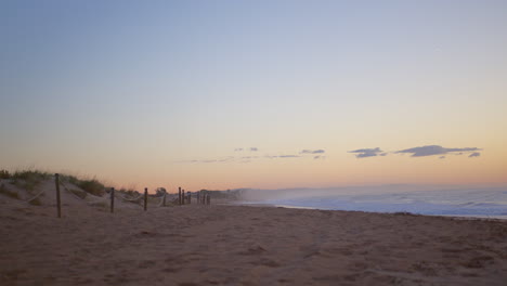 dawn on a spanish coast