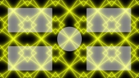 geometric pattern black background end card motion graphics