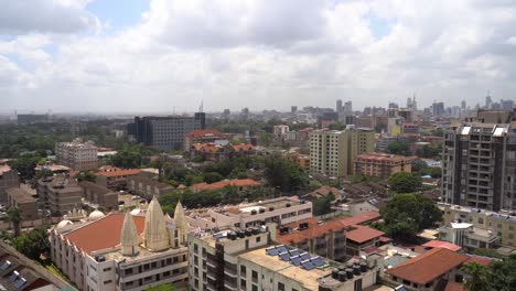 Toma-Panorámica-Del-Horizonte-De-La-Ciudad-De-Nairobi