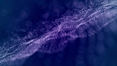 defocused particles background loopable (blue)
