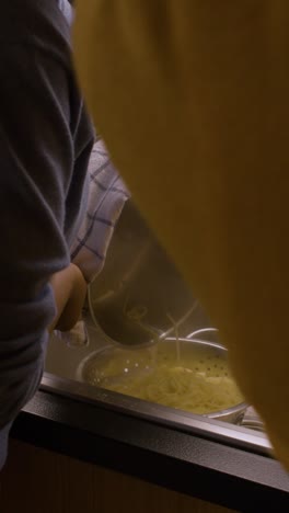 woman cooking in the kitchen