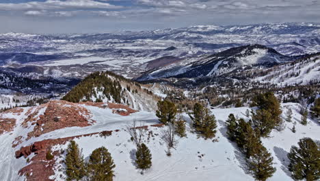 parque de la ciudad de utah aéreo v cinematográfico drone sobrevuelo