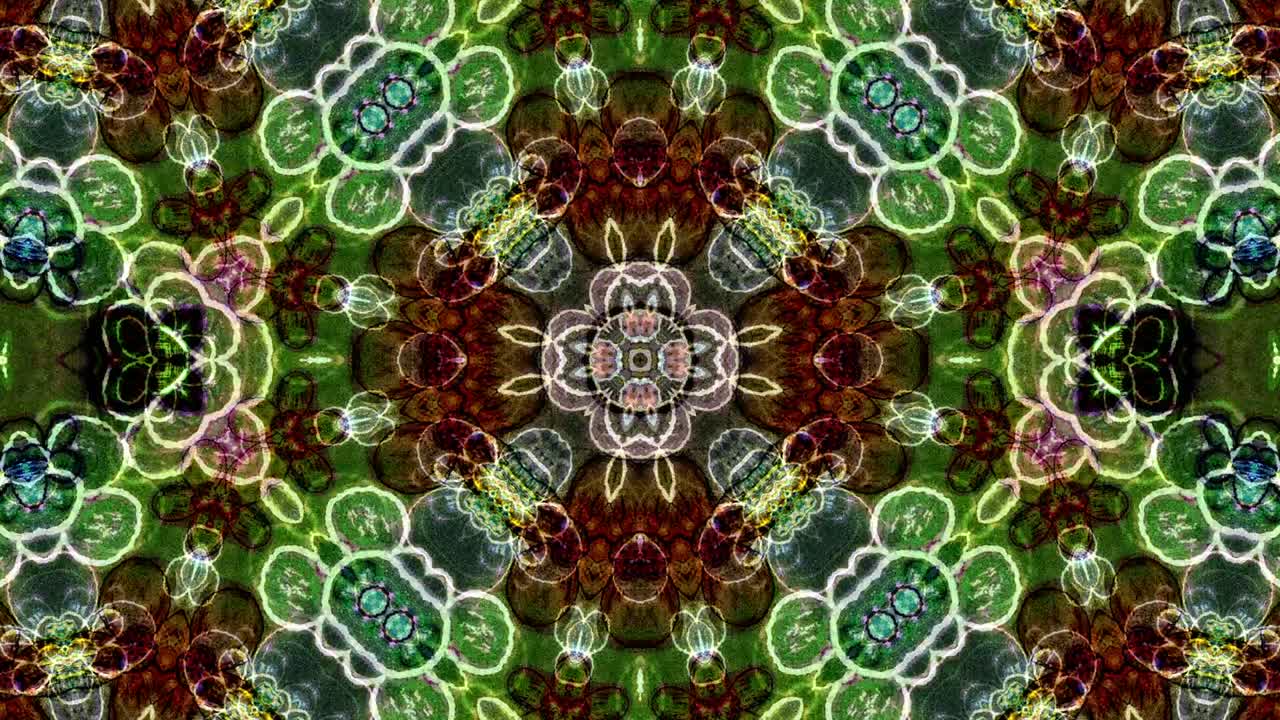 칼레이도스코프 애니메이션 (earthy colors)