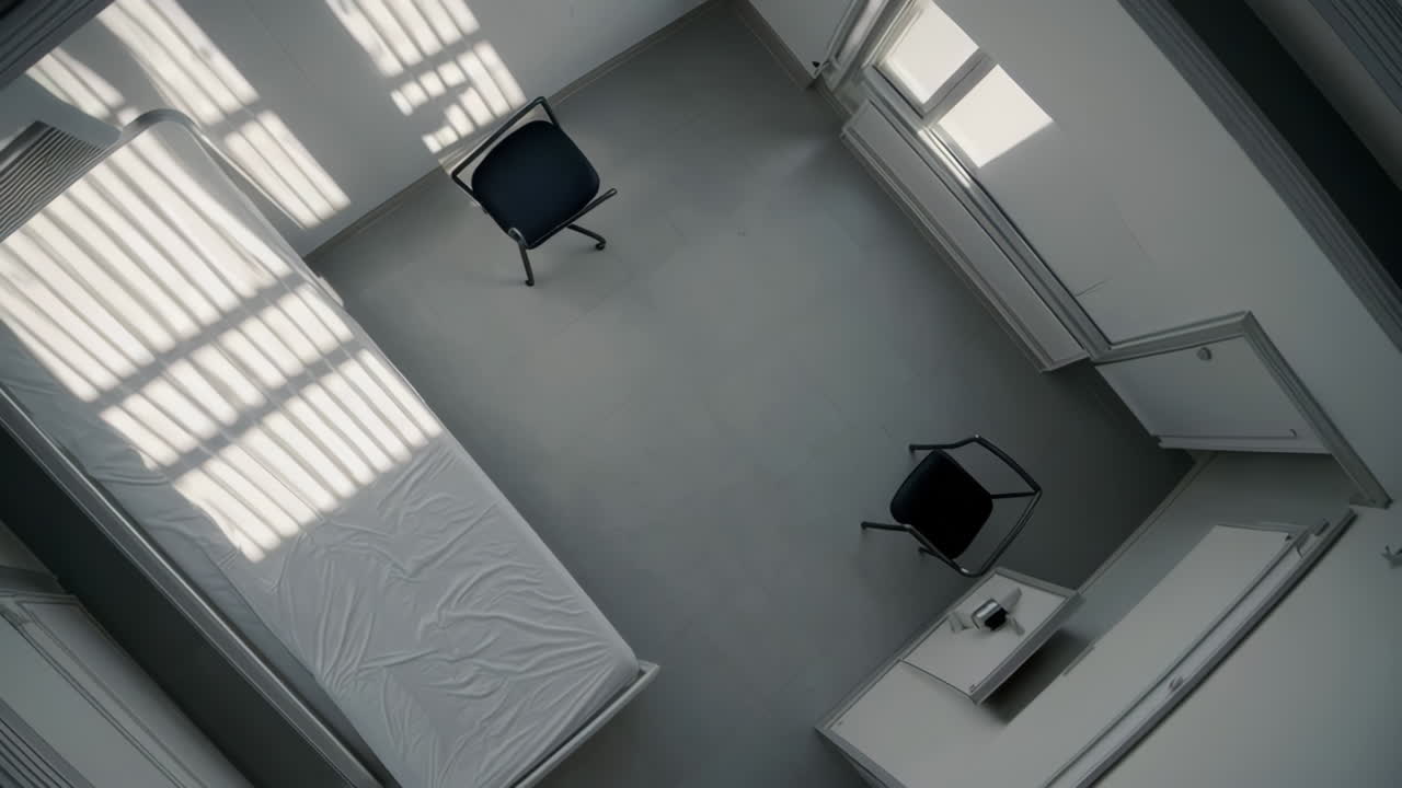 habitación de hospital vacía