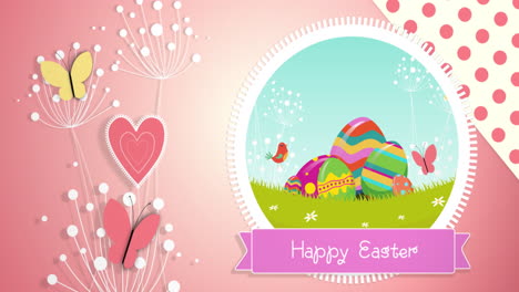 cute easter animation 4k