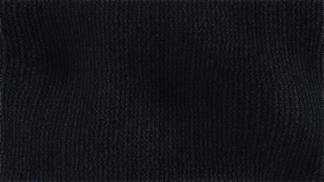 fondo de bucle de punto negro. patrón sin costura. resumen en 3d