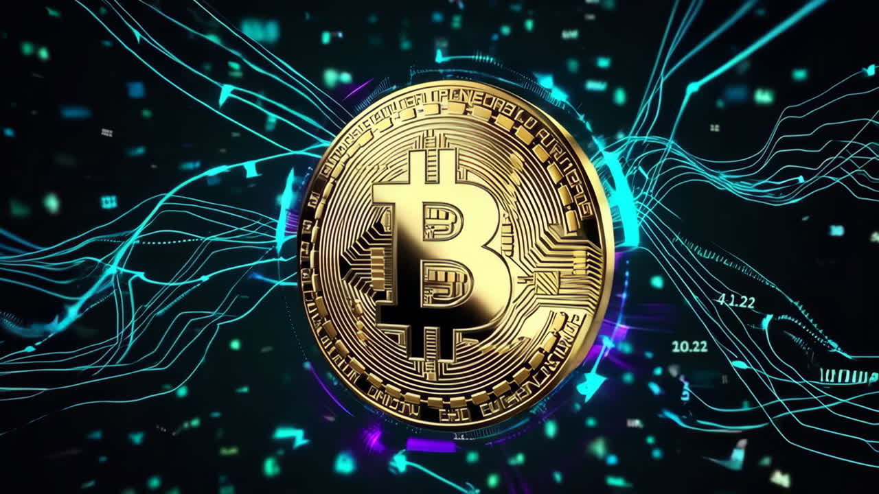 Bitcoin Cryptocurrency Graphic Design