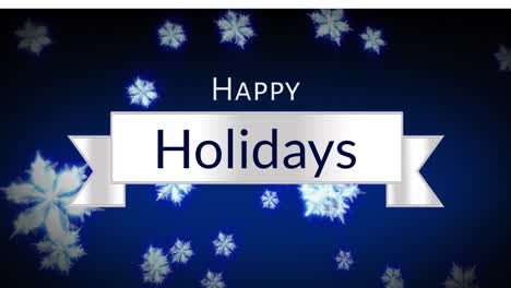 Happy-Holidays-text-against-snowflakes-background-4k