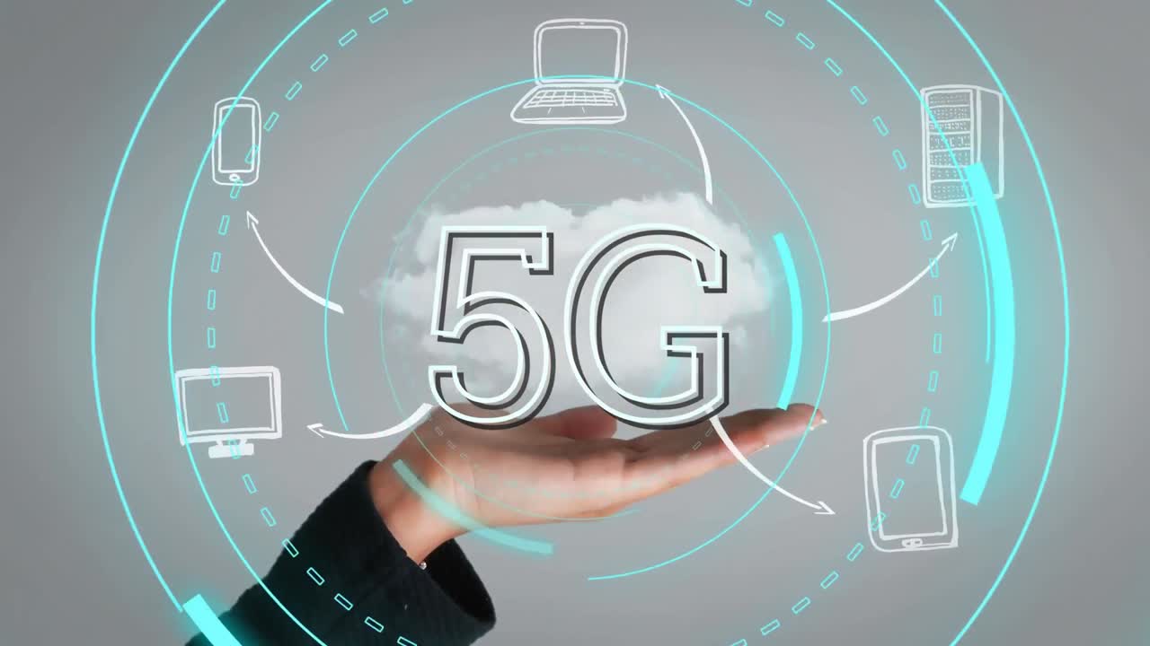 5g mostrado en un círculo
