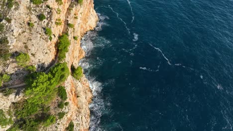 coastal cliff hike with ocean view