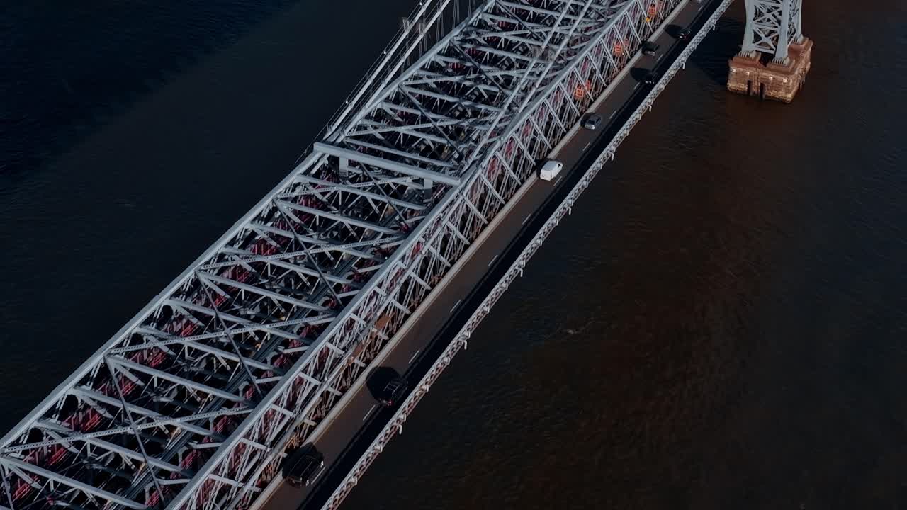 Top Down View of Bridge Road and Truss