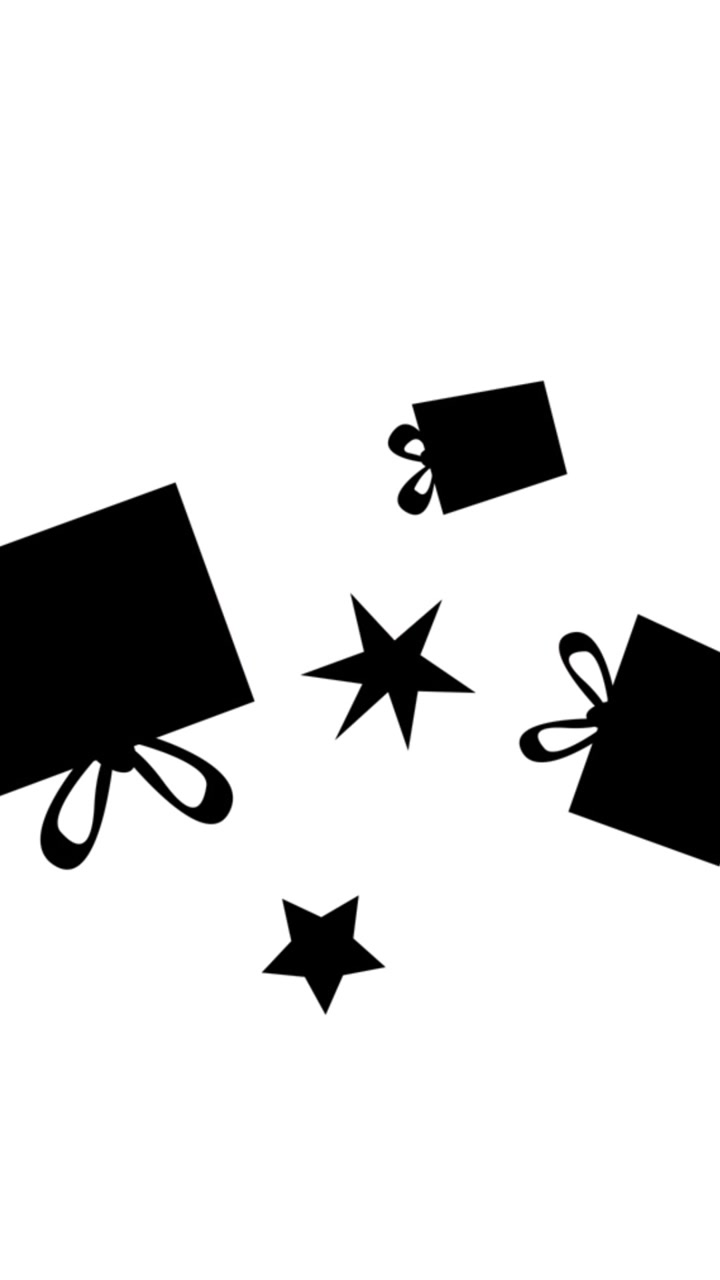 Digital animation of multiple christmas gift box and stars icons moving against white background