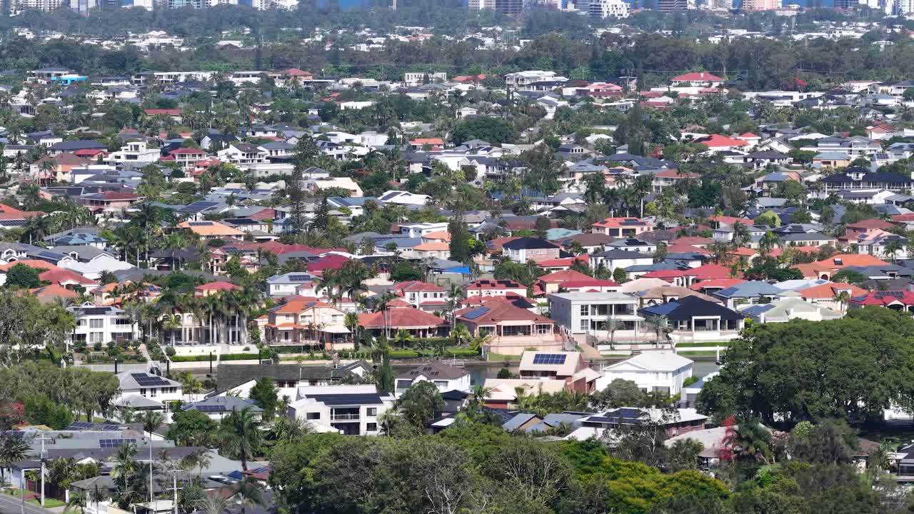 교외 이웃의 조감도