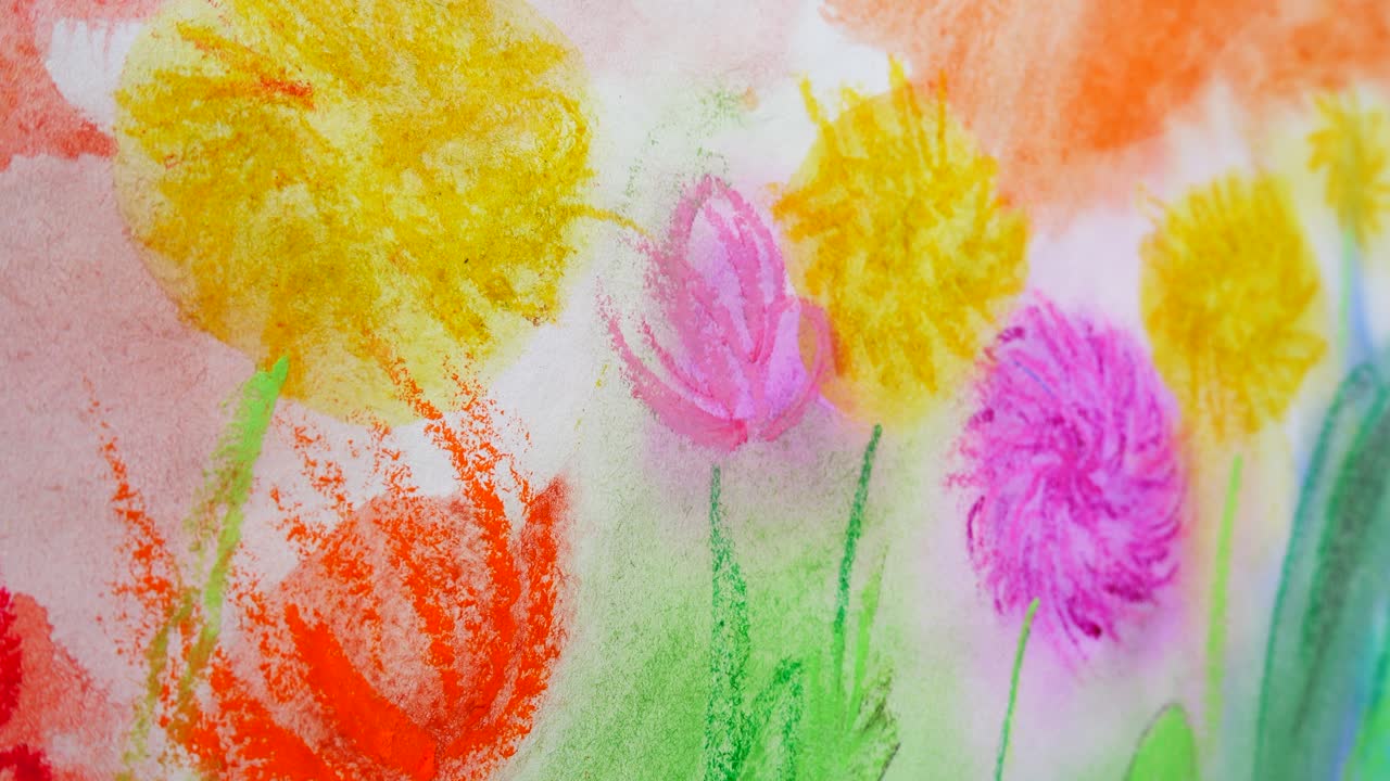 Teckningen av blommor