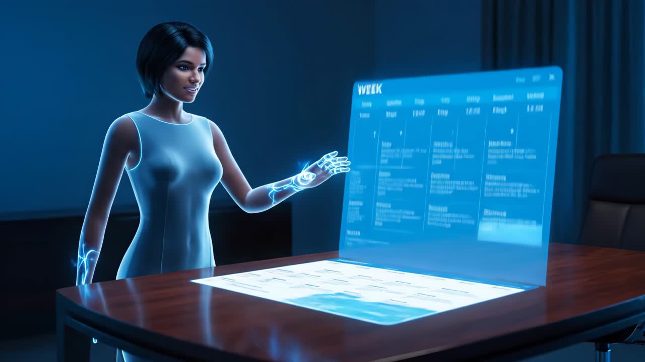 Futuristic Technology: Augmented Reality Interface for Data Visualization