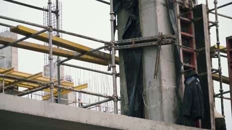 construction worker on scaffolding