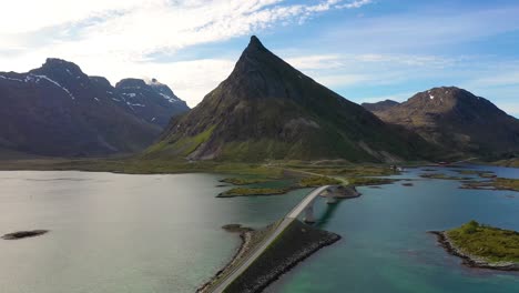 puentes de fredvang panorama de las islas lofoten