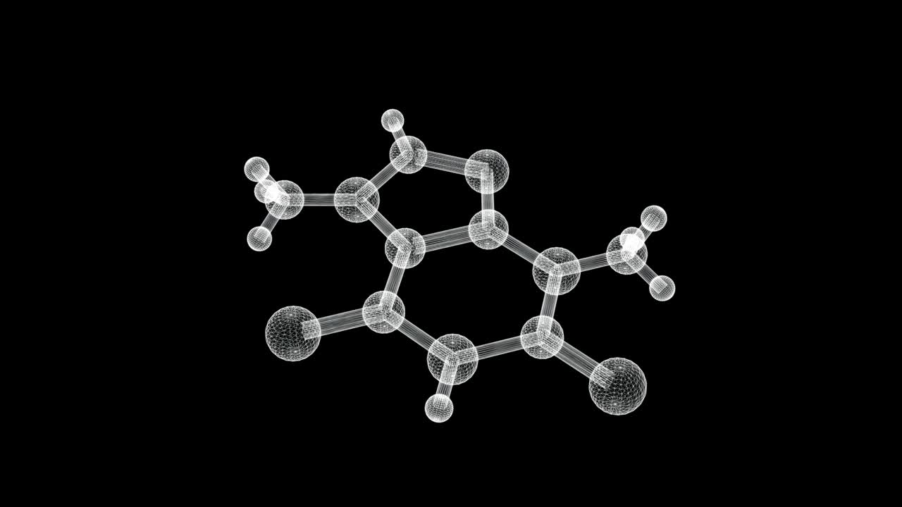 분자의 홀로그램 화면 - 루프