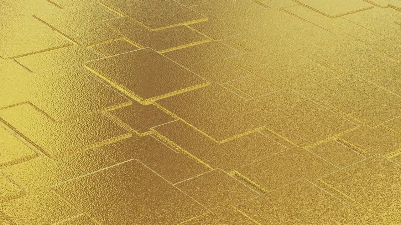 Abstract geometric golden backgroundfoil tiles texture seamless loop ...