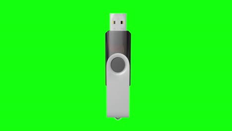 8 animaciones unidad de pluma memoria usb pantalla verde