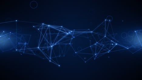 plexus abstract network titles technology science background loop