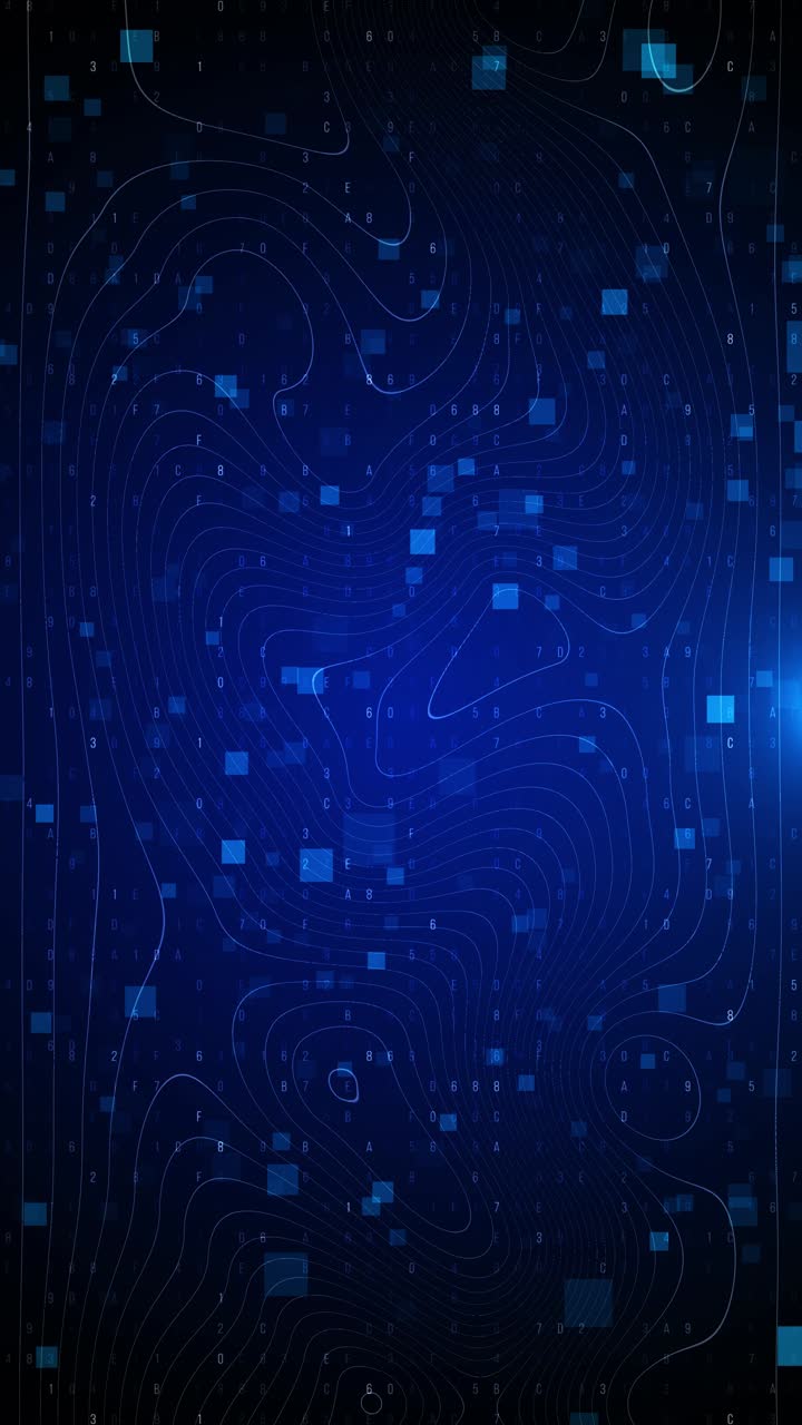 Smart digital binary code futuristic smart technology connection network modern abstract background