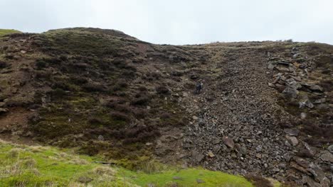 yorkshire moorlands in the english countryside