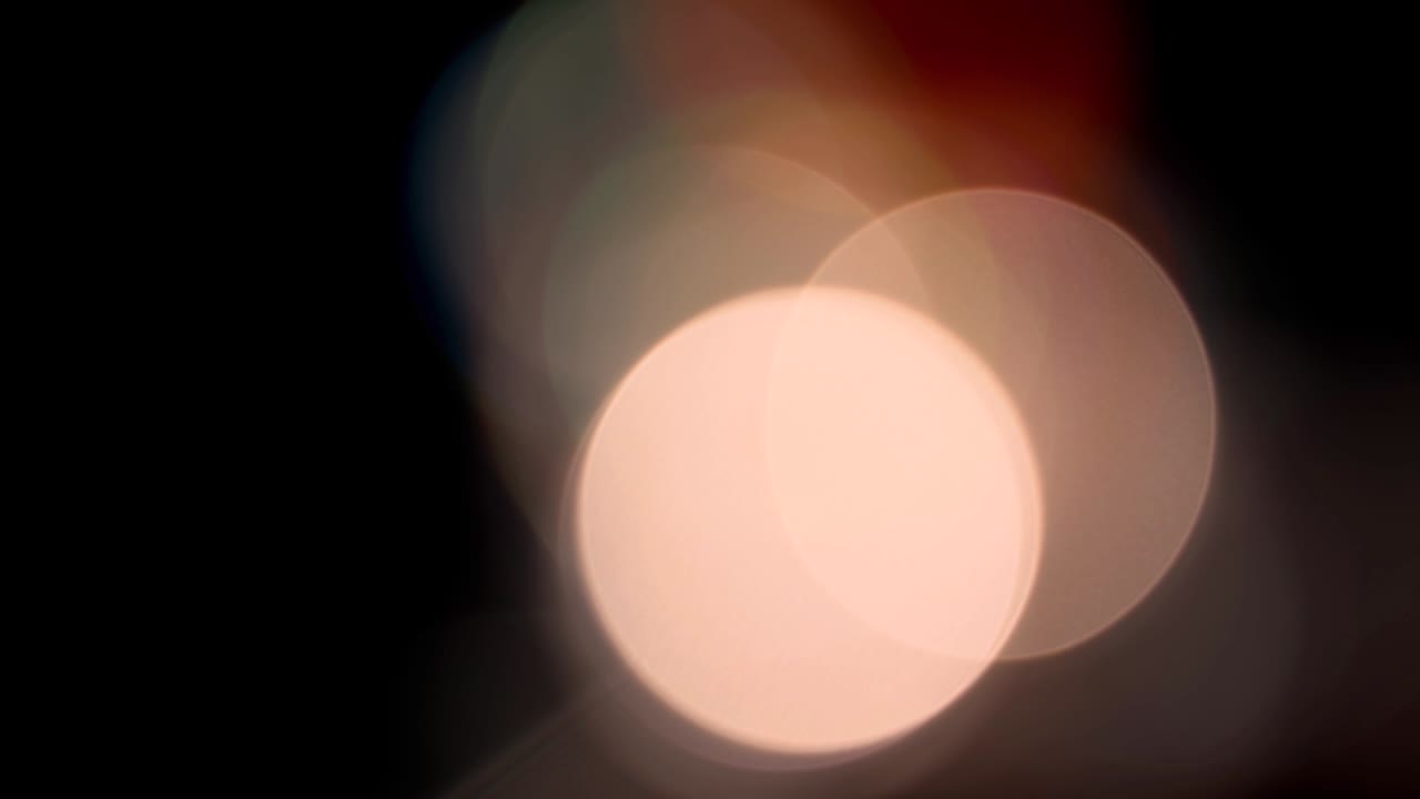 빛의 누출 유기 렌즈 초점을 잃은 흐릿한 효과 배경 애니메이션 영상 오버레이 전환