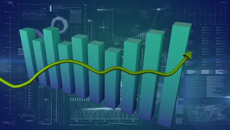 Diagramm-Mit-Sich-ändernden-Statistiken